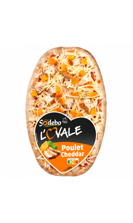 Pizza Poulet cheedar l'Ovale Sodebo — photo du produit