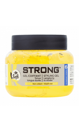 Gel coiffant Strong force 6 Carrefour Soft — photo du produit