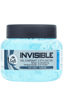 Gel coiffant Invisible force 7 Carrefour Soft — photo du produit