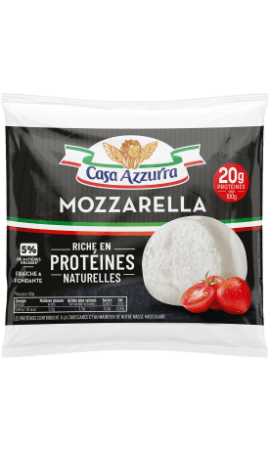 Mozzarella de vache riche en protéines naturelles Casa Azzurra — photo du produit