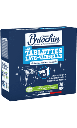 Tablettes lave vaisselle à base de cristaux de soude Briochin — photo du produit