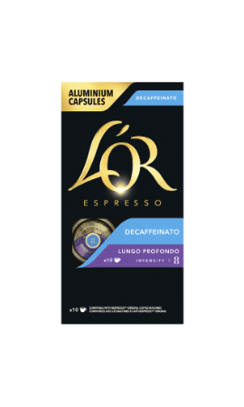 Café capsule decaffeinato lungo profondo L'Or Espresso — photo du produit